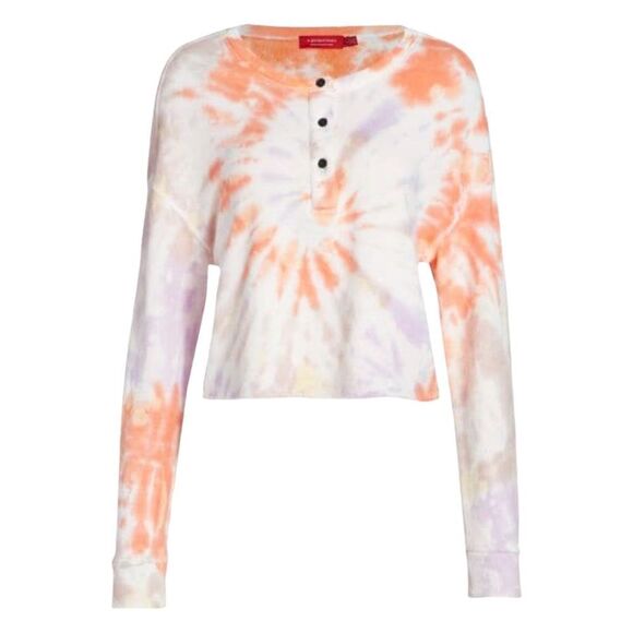 N:Philanthropy Harleen Tie Dye Sweatshirt & Bee Tie Dye Shorts Set - Picture 9 of 16